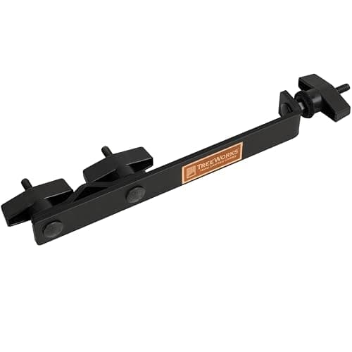 TreeWorks Chimes Bar Mounting Clamp and Chime Holding Bracket — Made in U.S.A. — Fits Any Stand, Steel (TRE52)