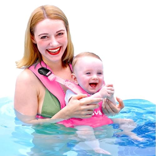 YESYBC Baby Carrier, Dual-Use Adjustable Baby Sling Support Infant Chest Holder with Drawstring Backpack for Newborn to Toddler 13-33 lbs Swimming Pool Beach Land (Pink)