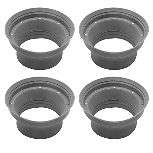 RECOIL SPB65K 4 Pack Foldable Silicone 6.5” Car Speaker Baffle Kits, for Sound Quality Improvement and Speaker Protection, Four Pieces