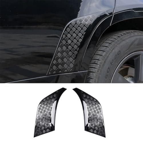 Rear Wheel Arch ABS Black Body Anti-Scratch Protection Cover Trim Kit Compatible with 2020-2025 Land Rover Defender 110 130 Decoration Armor Sticker Trim Exterior Accessories
