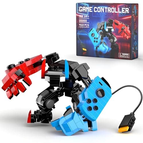 HIGH GODO Mech Building Set Classic Game Controller Robot Building Blocks with Posable Head Hands Legs Cool Toys Gifts Ideas for Adults Teens Age 14 and Game Fans 418 PCS