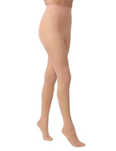 Hue Women's Sheer Tights With Control Top Sockshosiery, -natural, 2