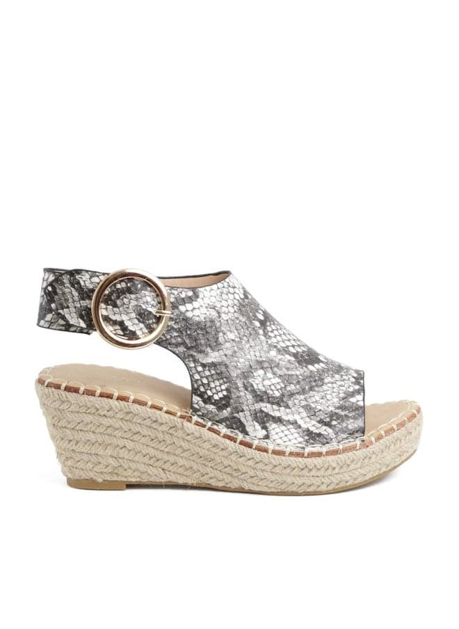 Catherine Malandrino Womens Cirkly Espadrille Wedge Stone Sandal - 6.5