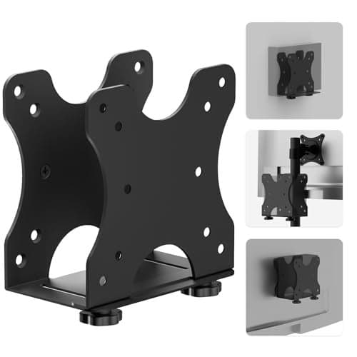 Adjustable Thin Client Mini PC Vesa Mount to Wall, Under Desk, Attached to Monitor Arm and Stand Pole for HP, Dell, Bosgame Ryzen 5, GMKtec K11, Bmax B3, KAMRUI E3B, NUC, Mac mini and Small CPUs