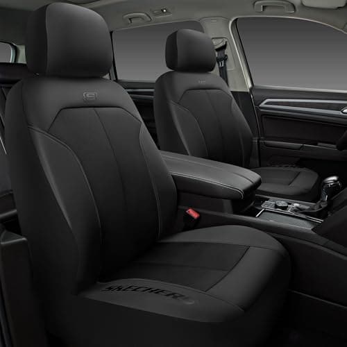 Skechers Car Seat CoversGOGA Mat Oxford Cloth Seat CoversWaterproof Car Seat Covers Front SeatsAutomotive Universal Fit Seat Cover for Most Cars Suvs TrucksBlack