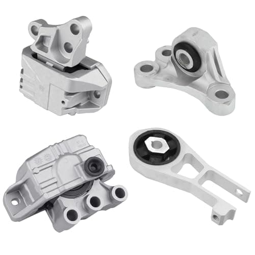 4Pcs Engine Mounts Transmission Mount Set Compatible with 20162018 Fiat 500X 20152020 Renegade 24L 20172020 Compass 20152018 Ram promaster City Engine Motor Mount 68363756AA