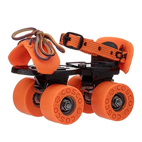 Cosco Unisex_Adult Zoomer Roller Skate, Junior (Orange), Rollerderbywheel