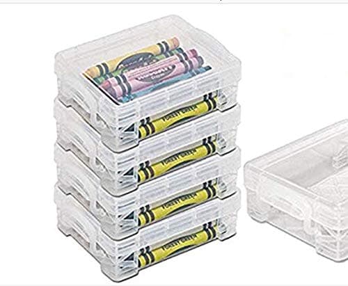 Stackable Crayon Box 4 Pack Blue Small