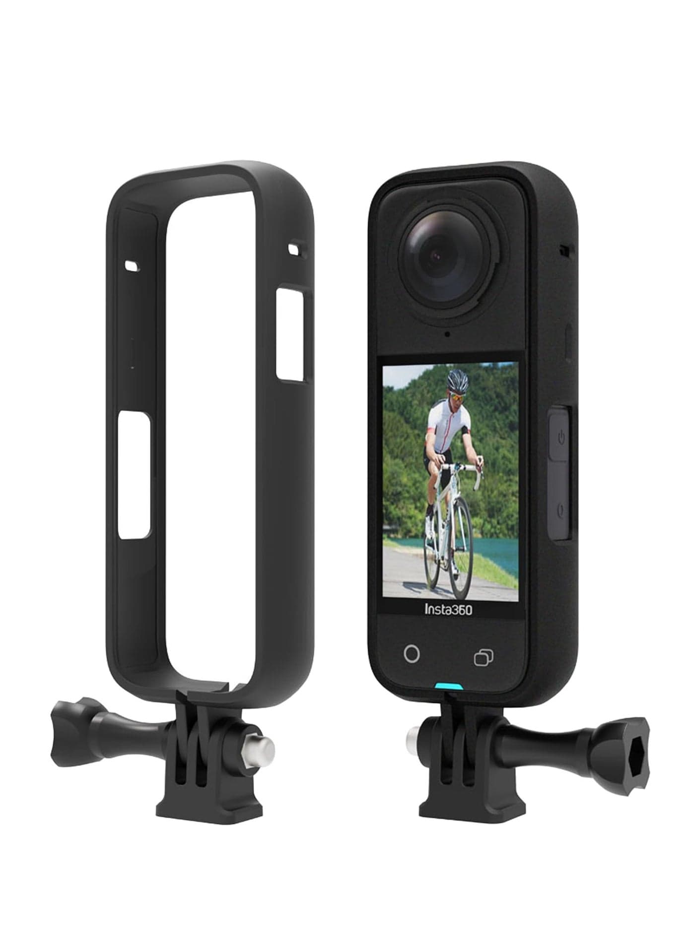 Plastic Frame For Insta360 X4 Panoramic Plastic Cage Protective Cover Adapter Mount For Insta360 X4 Sports Camera Accessories