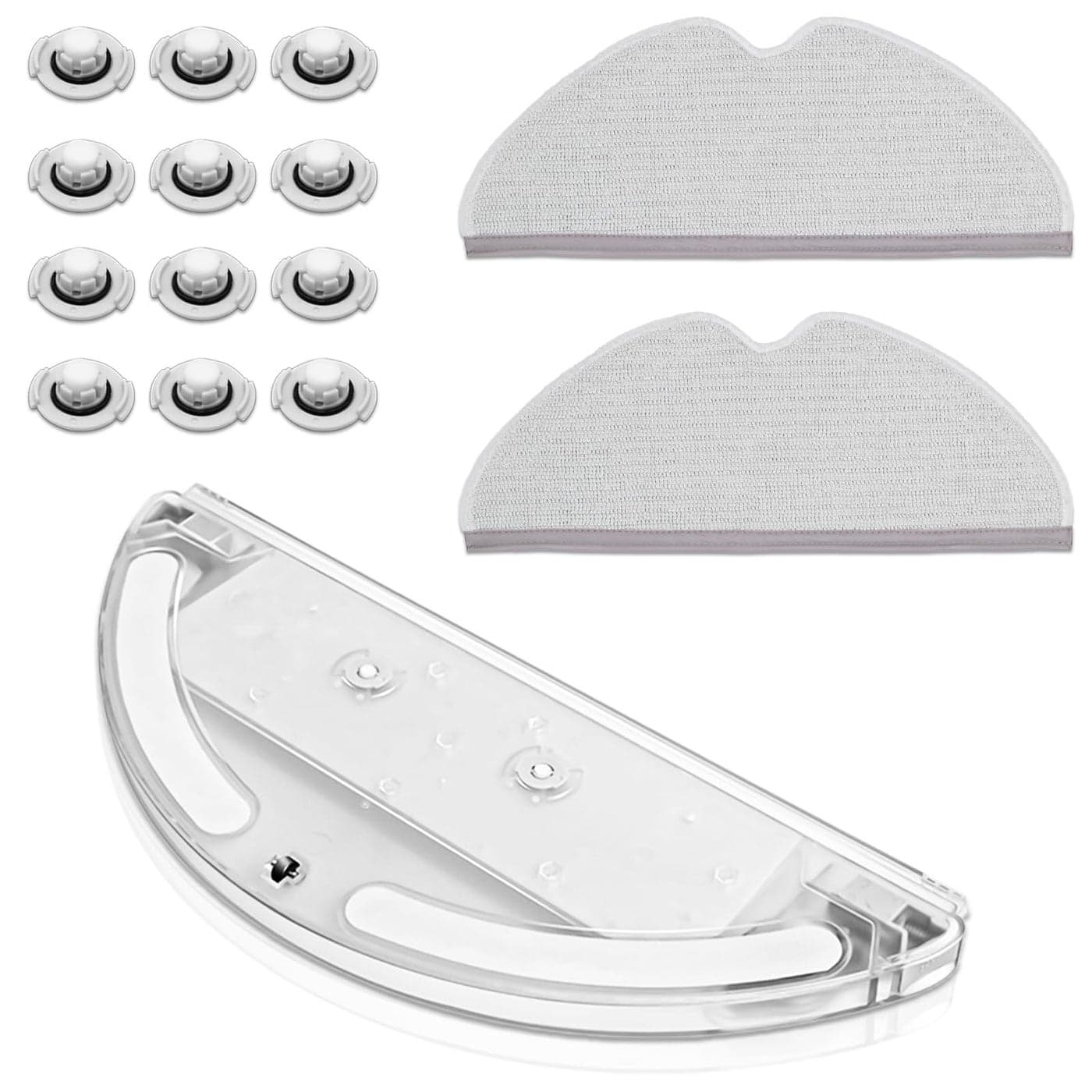 Replacement Parts kit 1 Water Tank 2 Mop Clothes 12 Water Tank Filter for XIAOMI Roborock S50 S51 S55 T61 Replenishment Vacuum Cleaner Accessory