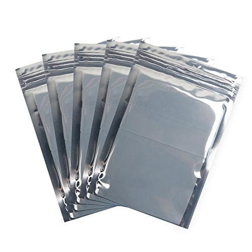 HRX Package 100pcs Premium Antistatic Bag, 4 x 6 inches Resealable Zipper Bag for SSD HDD 2.5 Laptop Hard Drive