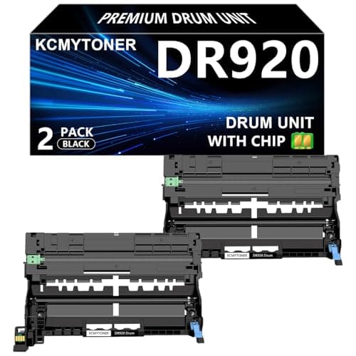 DR-920 DR920 Drum Unit Black 2 Pack Compatible Replacement for Brother DR920 DR 920 DR-920 for HL-L5210DN L5210DW L5215DW L6210DW L6217DW L6310DW L6415DW MFC-L5915DW L5710DN L5710DW L5715DW Printer