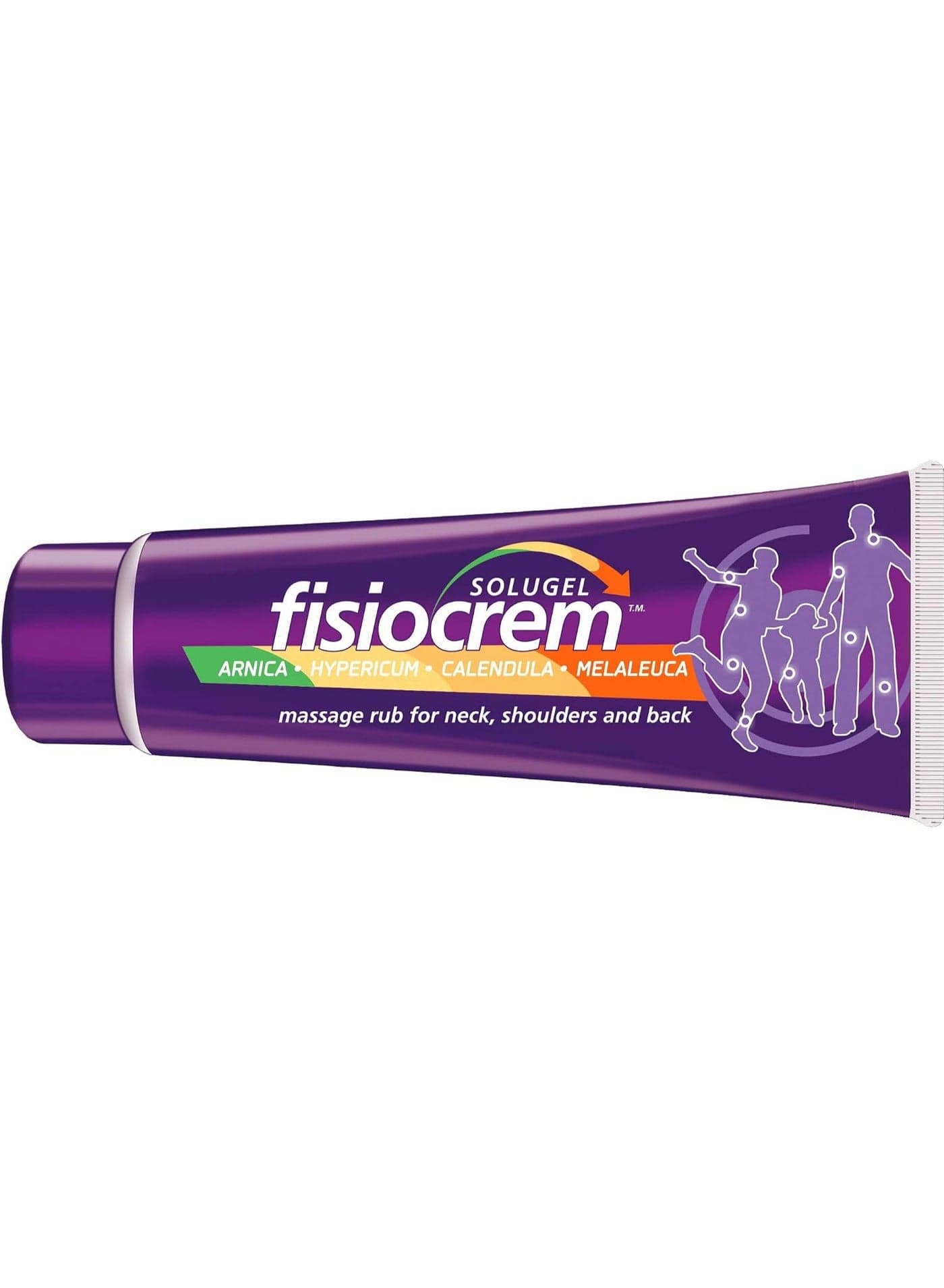 Fisiocrem Solugel Massage rub for Neck Shoulders and Back with Arnica 60 ml
