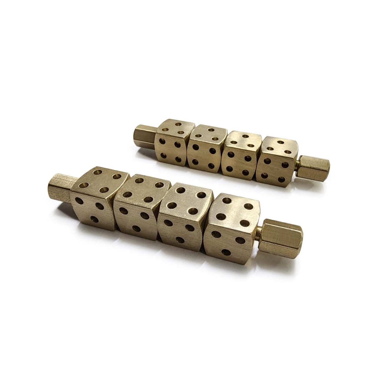 TREE MAISON CORONATING HOMES Ramal Passa Pair Brass Ramal Pase Divination Tool Spiritual Guidance Vastu Correction Ramal Shastra Astrology Dice Predictions Positive Energy