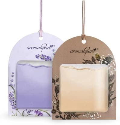 Aromahpure Gel Wink Hanging Car Perfume | Long-Lasting Gel Based Car Air Freshener | Car Accessories | Last Up to 30 Days (Lavender - Musk)