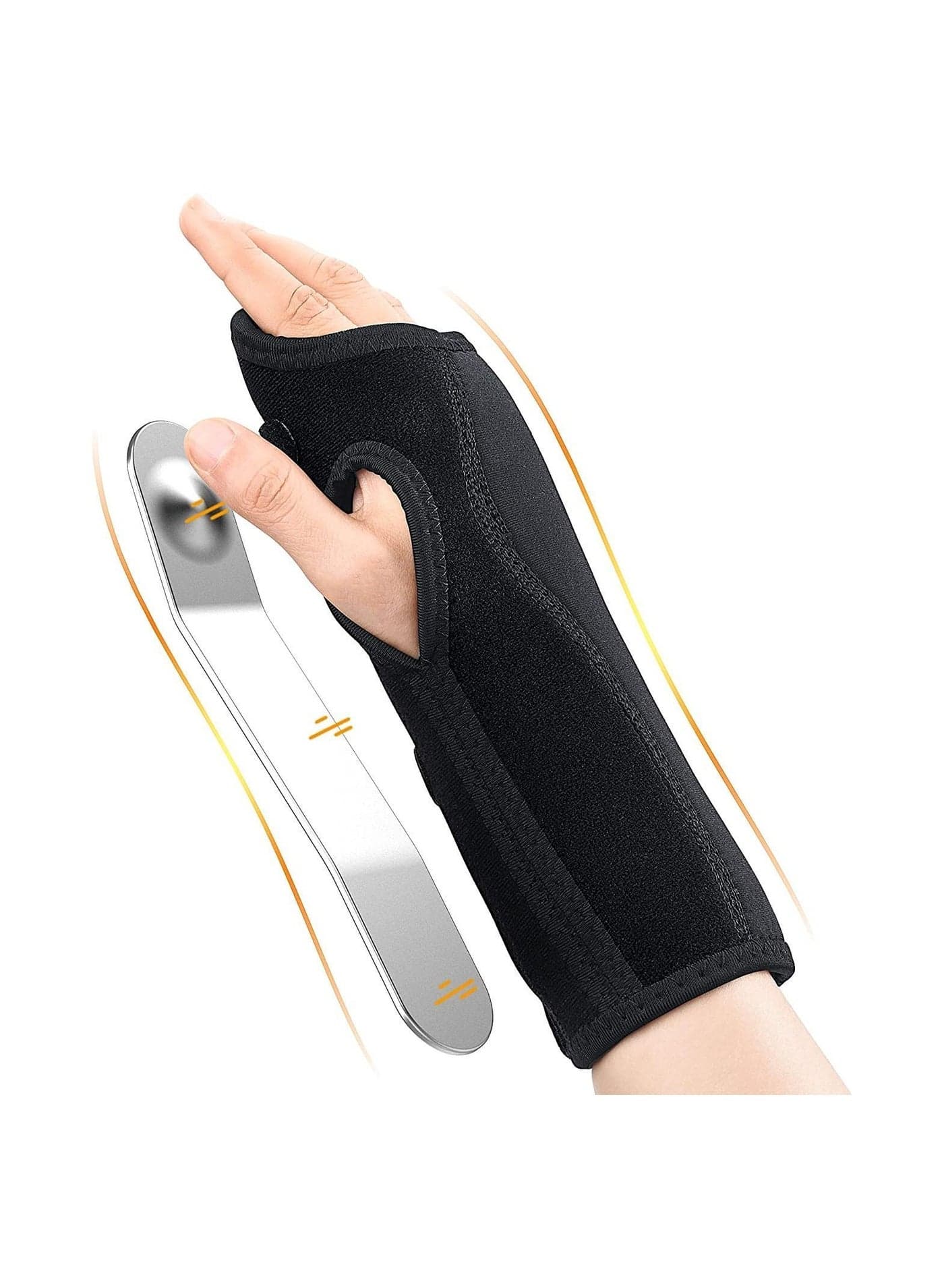Wrist Brace for Carpal Tunnel Night Sleep Support Splint Great Pain Sprain Sports Injuries Joint Instability Suitable Left and Right Hands