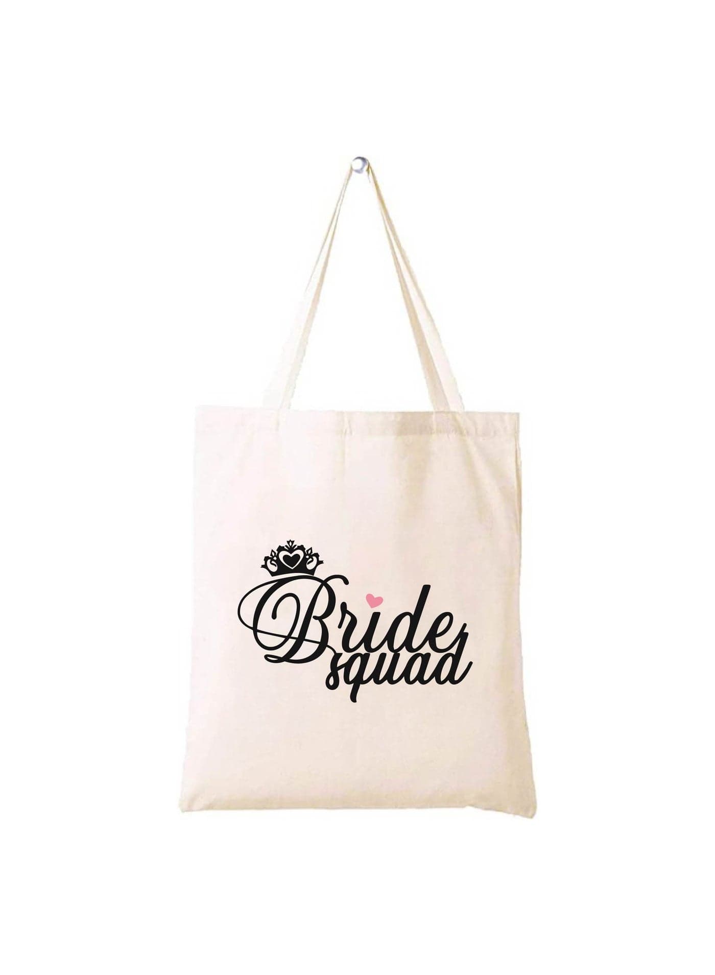 Bride Squad Tote Bags - Eco-Friendly Cotton Bag for the Wedding Party - Bridesmaids - Bachelorette Parties - Bridesmaid Gift Idea