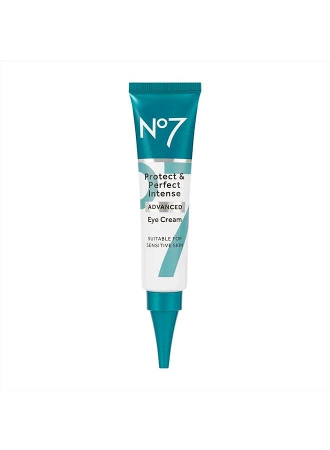 Protect & Perfect Intense Advanced Eye Cream - Under Eye Cream for Dark Circles and Puffiness - Sensitive Skin Anti Wrinkle Eye Cream + Puffy Eyes Treatment (15ml)