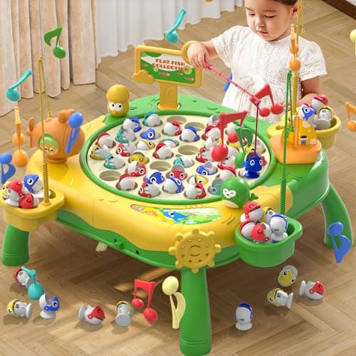 Magnetic Fishing Game for Kids Toddlers Ages 35 57 Kids Toddler Fishing Game Fish Toy Board Game for Toddlers 3 4 5 6 7 8 Years Old Birthday Gifts