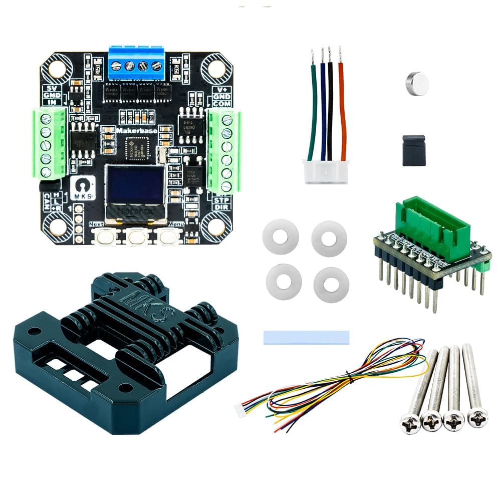 Nema 17 Servo Driver Controller MKS SERVO42D Closed Loop Stepper Motor Drive CAN Converter 256 microstep for 3D Printer CNC Engraving Machines Writing Machine