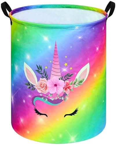 VAIVUSTO Round Laundry Basket Storage Bins Nursery Hamper Gift Baskets for Home,Office,Home Decor