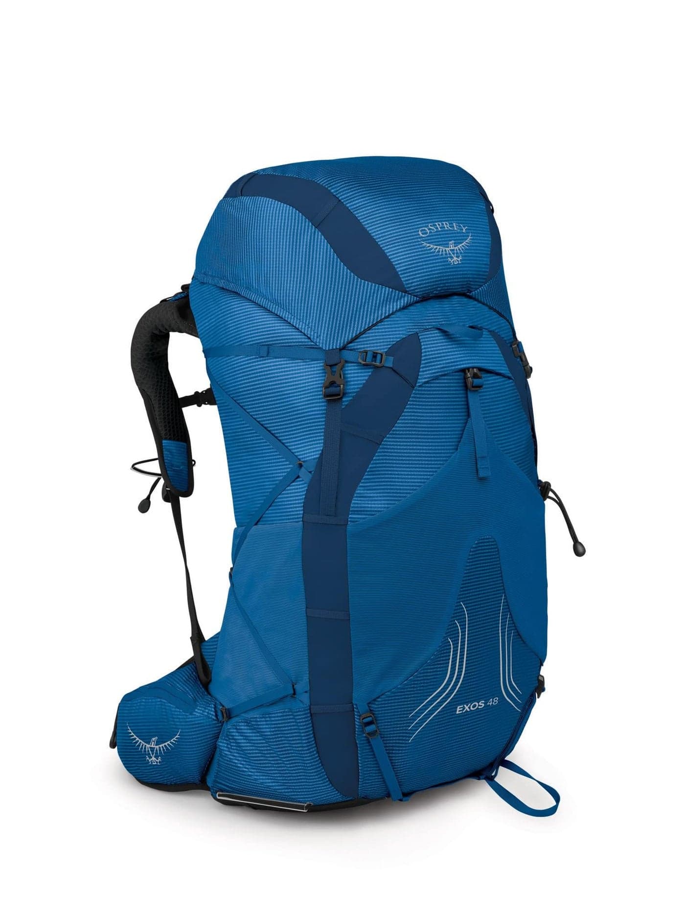 Osprey Exos 48L Mens Ultralight Backpacking Backpack Blue Ribbon LXL