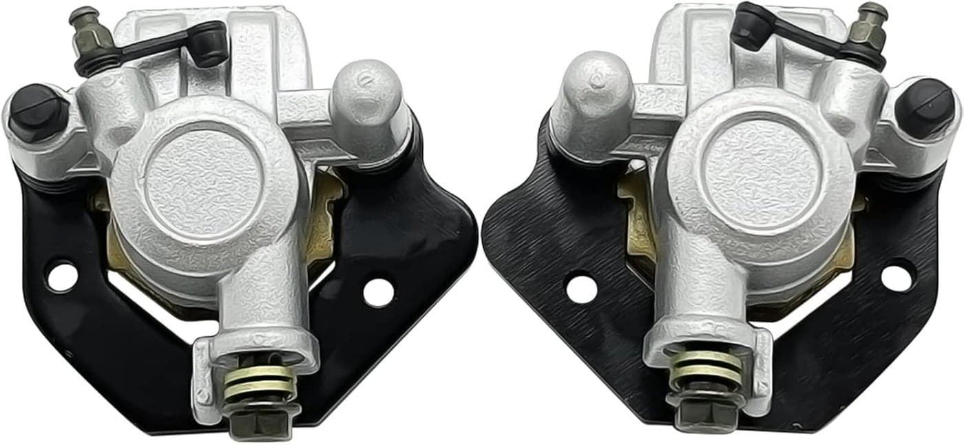 M MATI Front Left Right Brake Calipers & Pads for Kawasaki ATVs