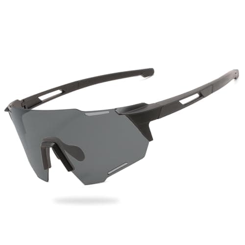 Karsaer Cycling Sport Sunglasses Mens UV400 Non-fogging Lens Goggles for Bicycle Fishing Baseball Running Cycling Golf E1386