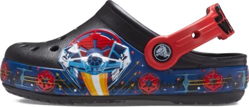 Crocs Kids’ Star Wars Light Up Clog | Light Up Shoes, Black, 3 Little Kid