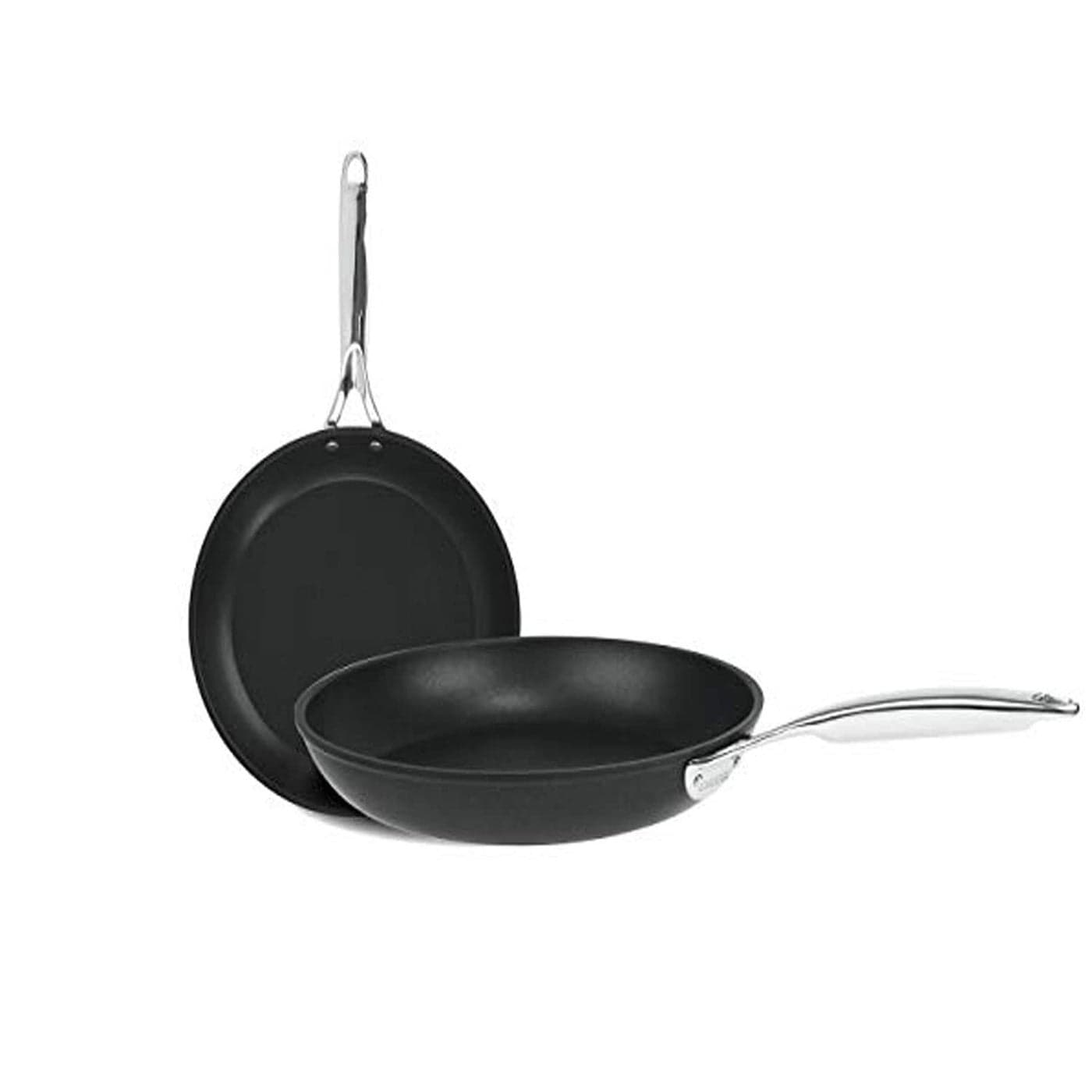 Cristel Castel Pro Ultralu Set of 2 NonStick 8 Inch and 95 Inch Frying Pans