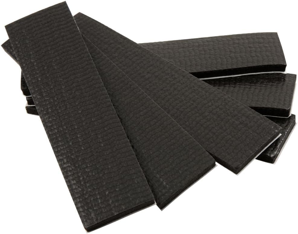 SoftTouch SelfStick NonSlip Surface Grip Pads 6 pieces 1 x 4 Strip Black 4739495N