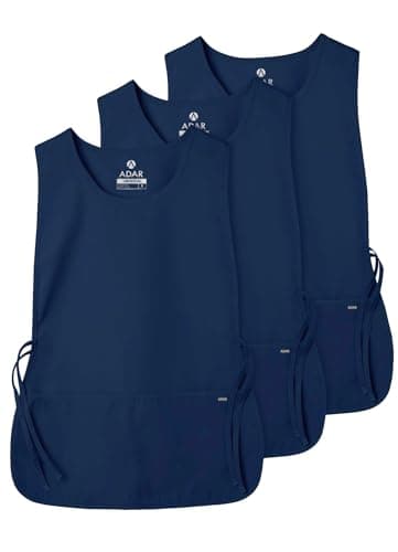 Adar Uniforms Universal Cobbler Apron 3 Pack Unisex Cobbler Apron 7023 Navy R