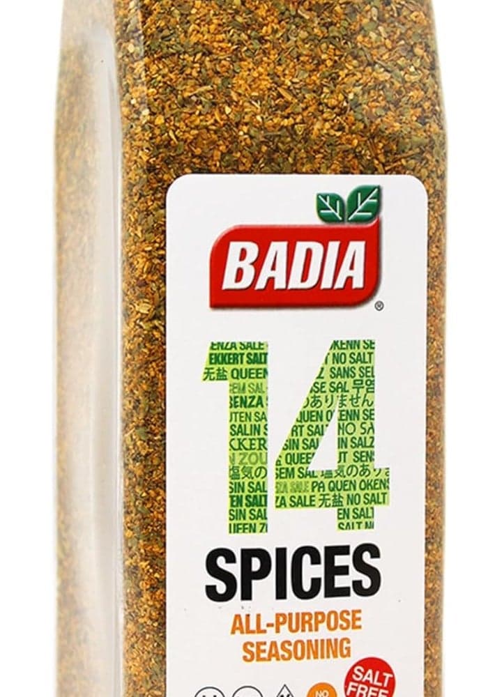 Badia 14 Spices All-Purpose Seasoning - Zero Salt, Sodium and Gluten Free, 20 oz (567 g)