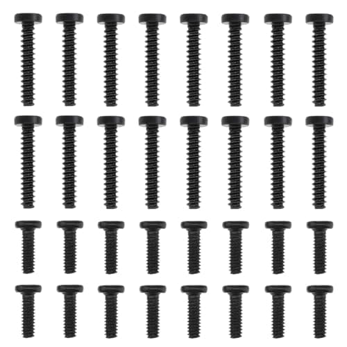 Micro Traders 32pcs Replacement Screws for Steam Deck Black
