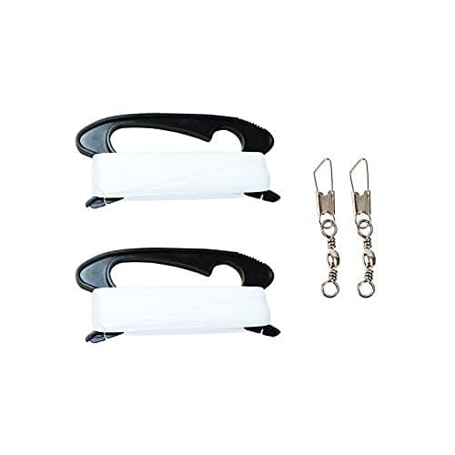 ZUYYON Kite String Handle - 328 ft Kite String 2 Pack Total 656 ft with Connector Spool Line Winder Professional Outdoor Kite Accessories Kite Flying Tool (2pcs)