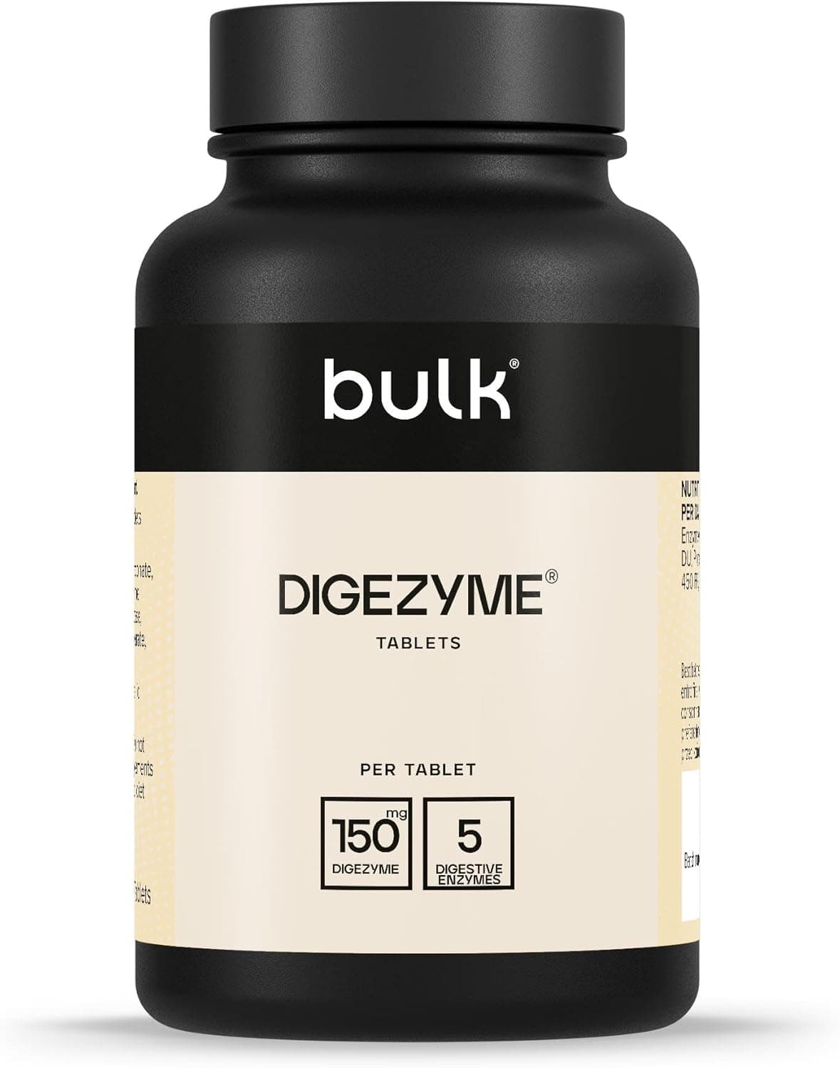 Bulk Pure Dige Zyme Tablets Digestive Enzymes 150 mg Pack of 90