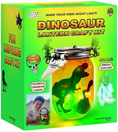 Dinosaur Lantern Nightlight Craft Kit DIY Dinosaur Crafts for Kids Ages 312