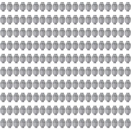 3/4 inch Liquid Tight Connector PVC Flexible Conduit Connector, Straight 180 Degree UL Listed Liquid Tight Connector, Non-Metallic Electrical Conduit Fittings (12 Pack)
