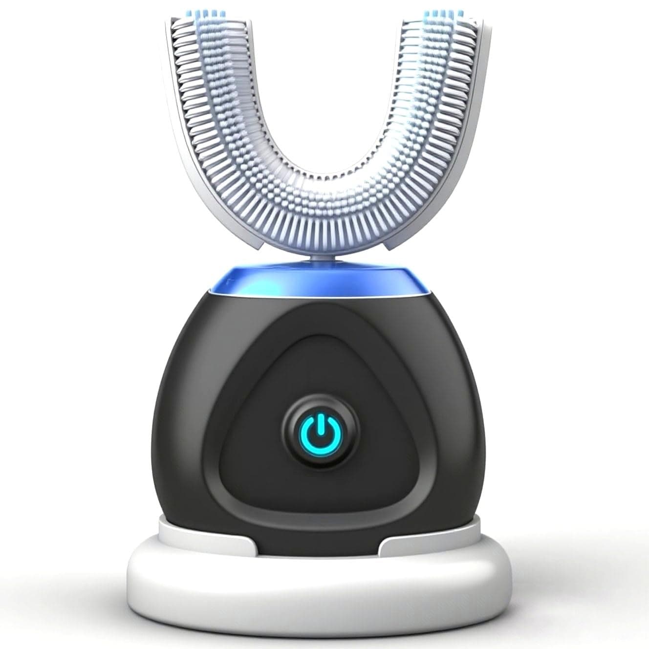 Xiarden Automatic UShaped Ultrasonic 360 Auto Toothbrush with Whitening Blue Light for Adults