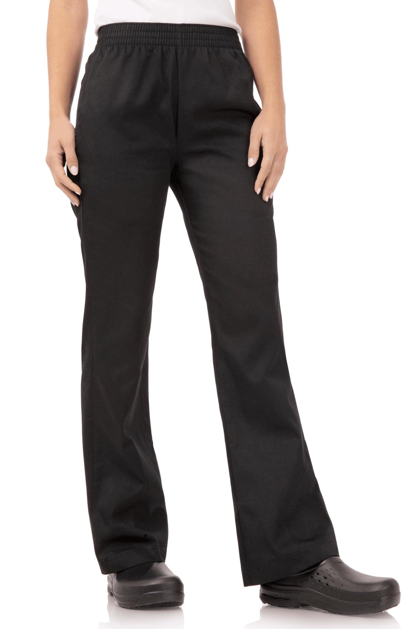 Chef Works Women's Essential Baggy Chef Pants, Black, Large
