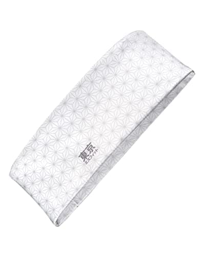 Tokyo Misfit - Japanese Headbands for Men & Women, Sweat Band, Workout, Yoga, Fashion, Running, Sports, Basketball, Bandana (Asanoha-White)