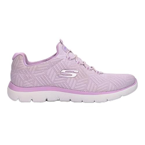 Skechers Womens Billion - Over The TOP Lavender Slip On Shoe