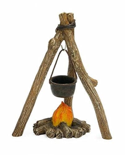 Miniature Fairy Garden Campfire Cookout Mg273