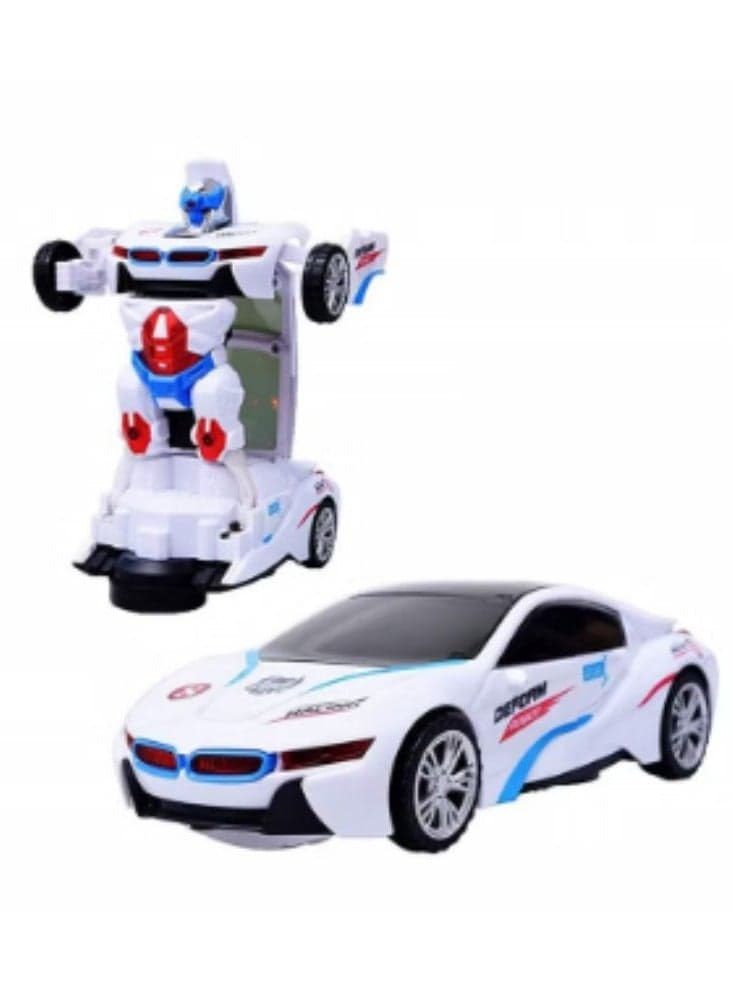 robot car light and music b/o
