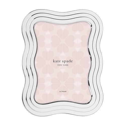 kate spade new york South Street 5' x 7' Silver Wavy Frame
