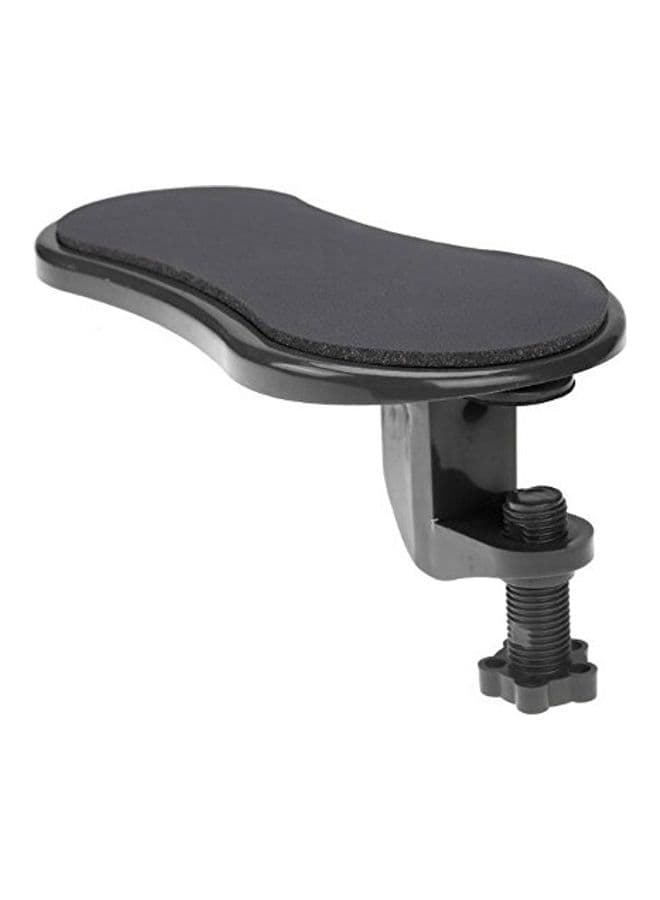 Computer Armrest Wrist Rest, Adjustable Computer Arm Rest Pad, Desk Attachable Home Office Mouse Pad Arm Support for Home and Office (Black) multicolor