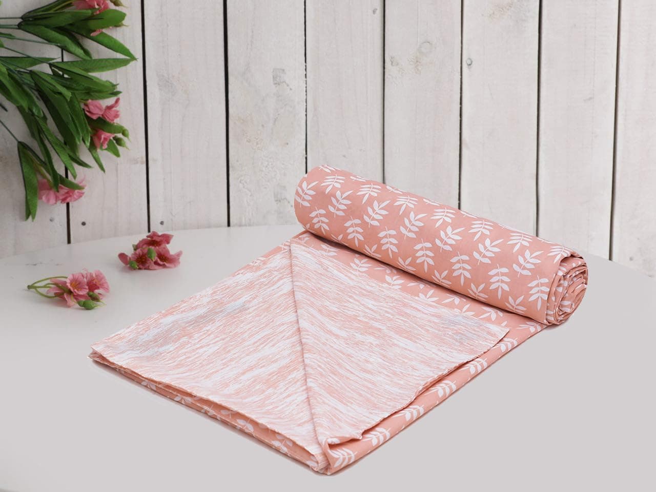 COZY FURNISH Super Soft Cotton Single Duvet Cover/Quilt Cover/Razai Cover/Comforter Cover 60X90(Inches) with Zipper Closure & Corner Ties (White;Grey, Single)