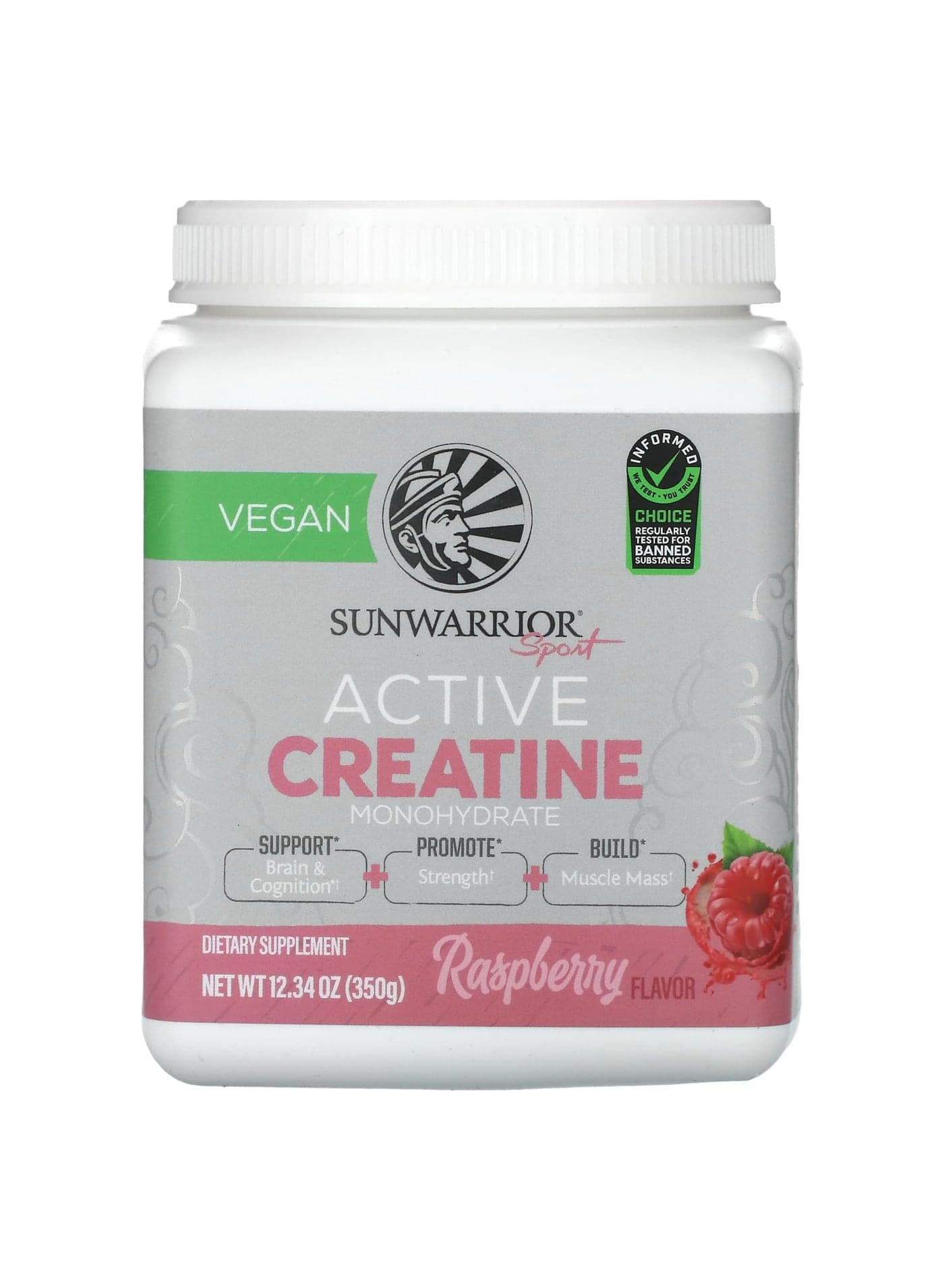 Sport, Active Creatine Monohydrate, Raspberry, 12.34 oz (350 g)