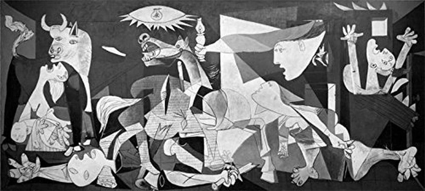 Guernica 1937 by Pablo Picasso 18x8 Museum Art Print Poster