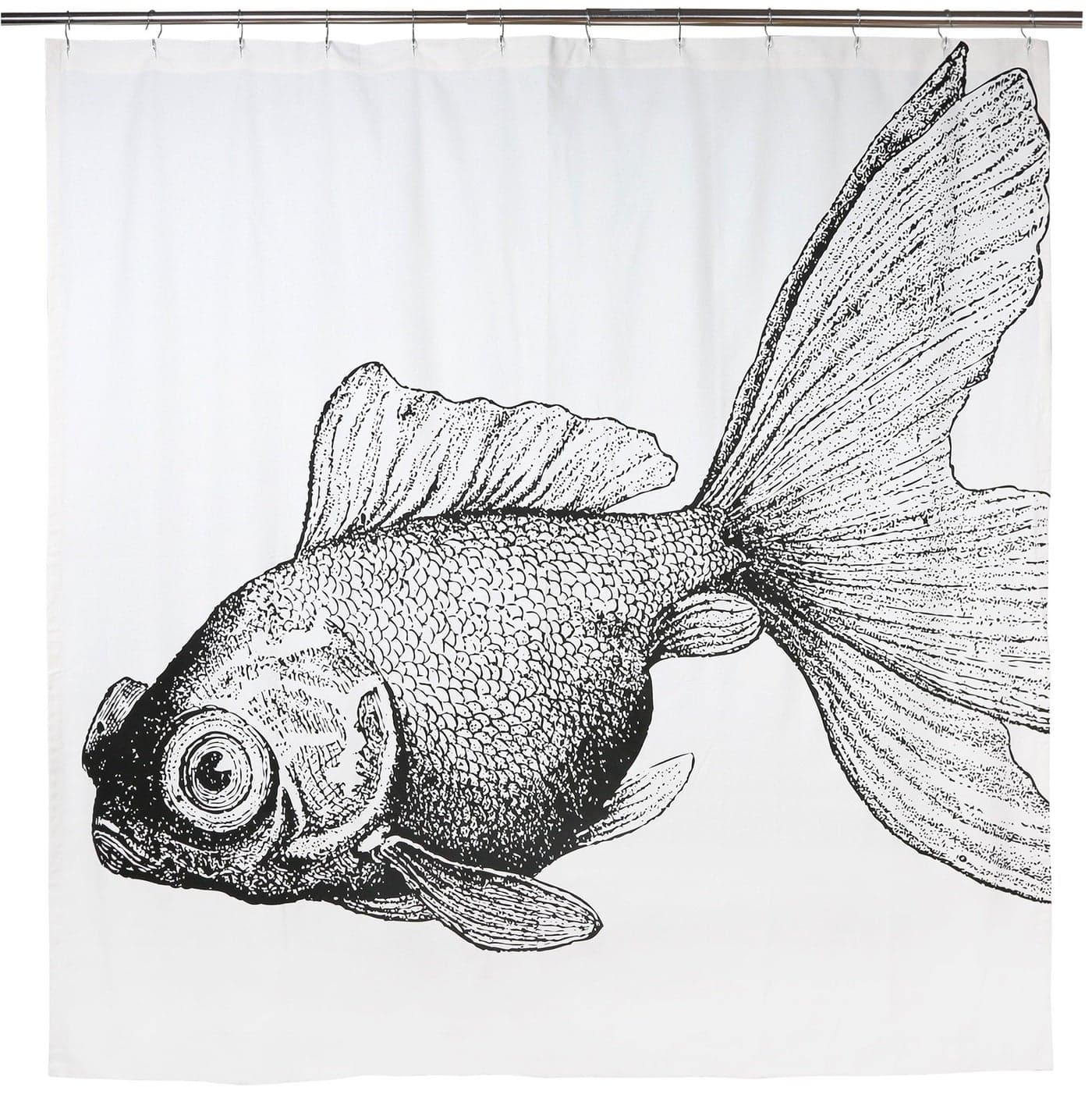 Thomas Paul Goldfish Shower Curtain 72x72